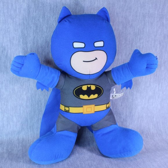 BATMAN DC Comics Super Friends Heroes Stuffed 12" Blue Toy Factory Plush - Picture 6 of 6